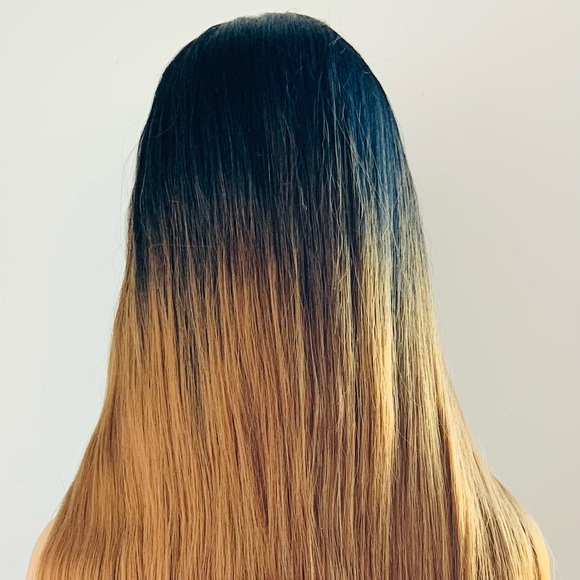 Gorgeous 36” Golden Auburn Synthetic Lace Front Wig - Picture 15 of 16